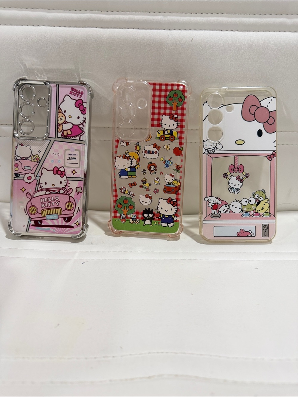 Hello Kitty Pink & Clear Trio Phone Case Set - Sanrio Graphics